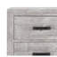 Table de chevet grise