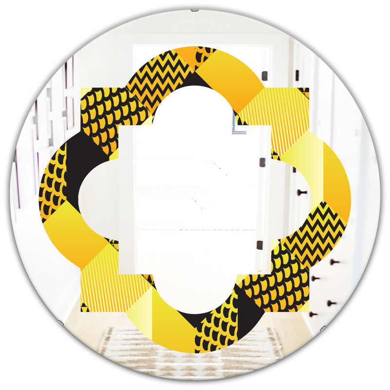 Miroir mural Hexagon, 31,5 po x 31,5 po