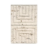 Tahoe Hand Woven Wool/Cotton Geometric Area Rug in Ivory