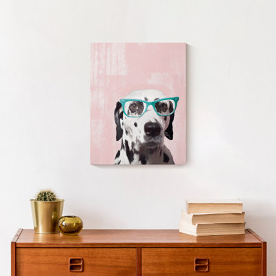 " Nerdy Dalmation 4 " Painting Print