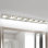 Luminaire de salle de bain 8 lumières DEL à finition nickel brossé 5CCT
