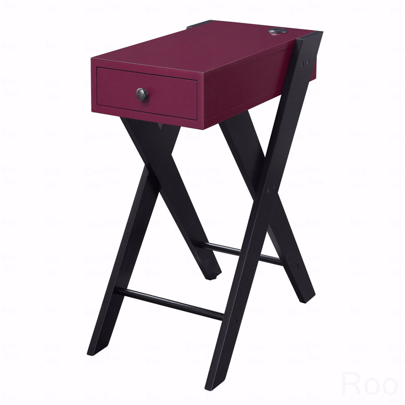 Table d'appoint avec ports USB, Bourgogne