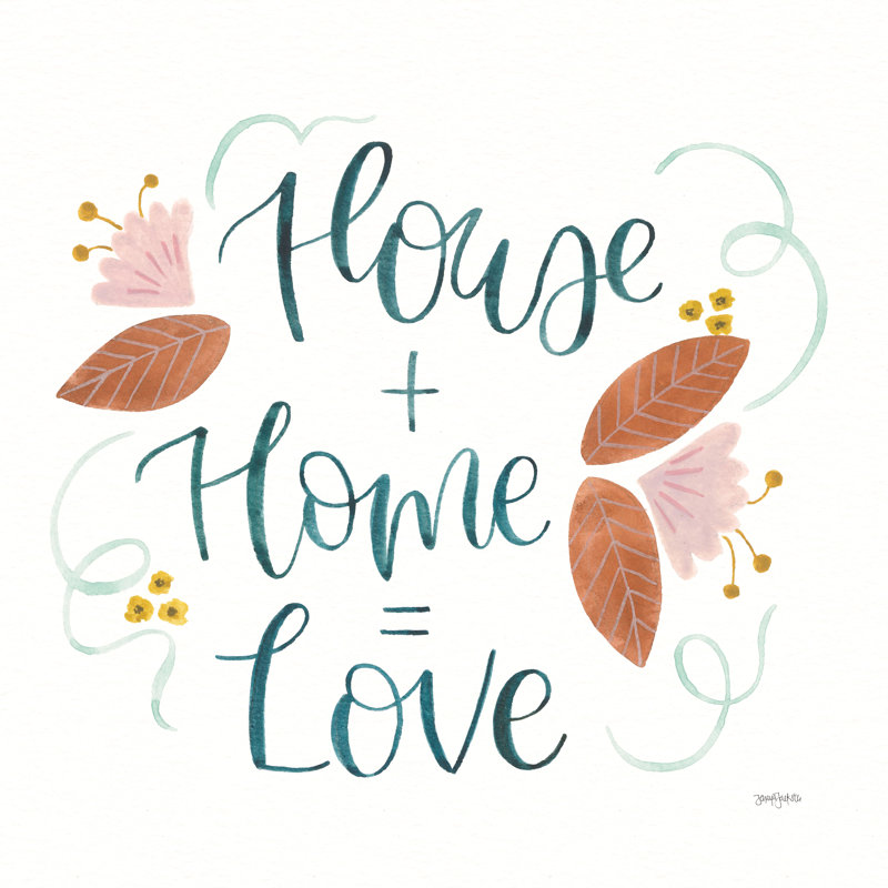 Home Sweet Home III, H 36 po x l 36 po, Non, Cadre flottant doré
