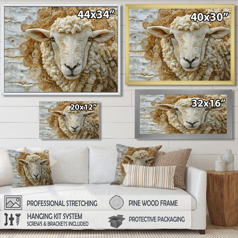 Ditya - Animals Wall Art, 34" H x 44" W, Brown, Floater Framed Print