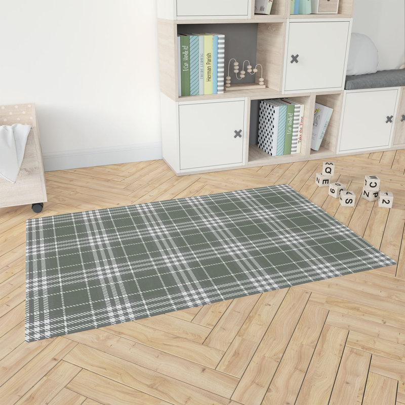 Tapis de jeu Christopher's, Rectangulaire 3 pi x 5 pi, Chimichurri / vert