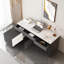 Bureau léger en forme de L avec bureau en pierre frittée-203976661