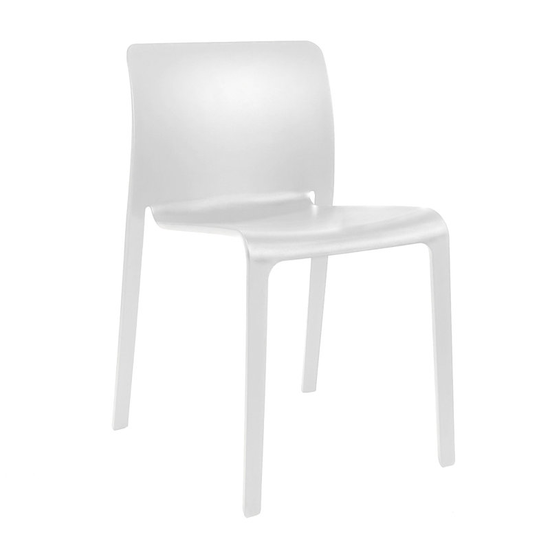 Chaise de salle à manger Cardinale Casias, Blanc