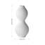 Lampe de table moderne en céramique, abat-jour en céramique translucide blanc, éclairage ambiant chaud, blanc
