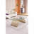 47" Modern Stainless Steel Rectangular Coffee Table