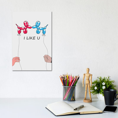 I Like U II by Mark Ashkenazi - Wrapped Canvas Print