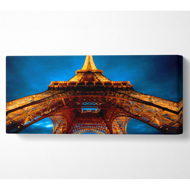 La Tour Eiffel Tower - Wrapped Canvas Print, 50.8cm H x 121.9cm W x 10cm D