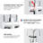 HOT250 Instant Hot and Cold Water Dispenser System, 2-Handle 8.21 in. Water Faucet with Tank-92646808