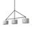 3 - Light Dimmable Drum Chandelier