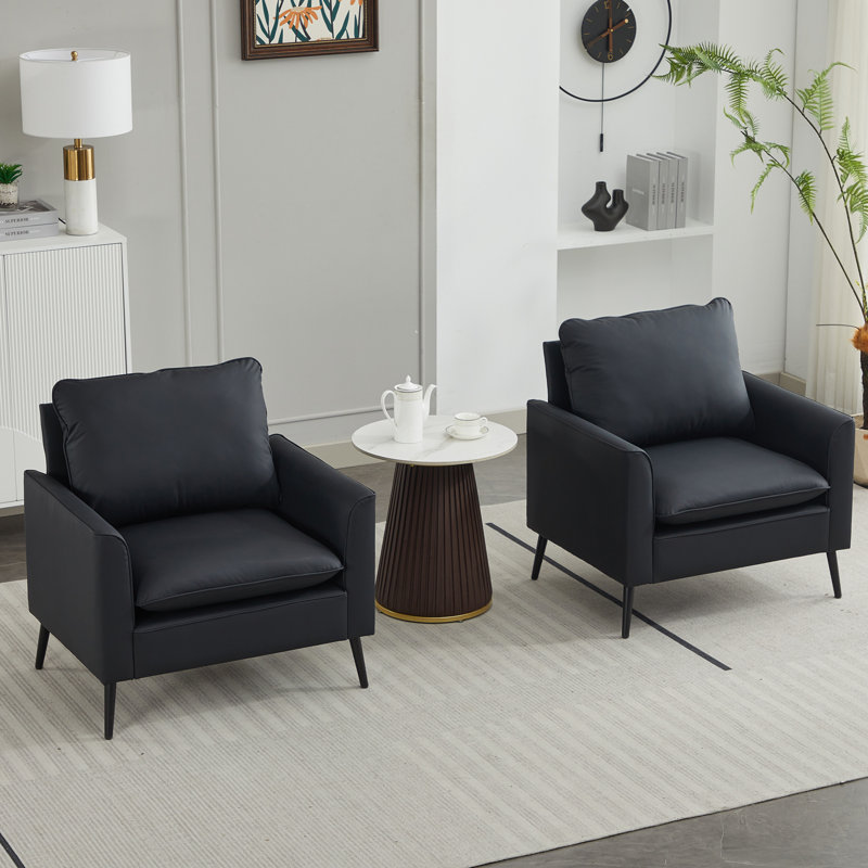 Fauteuil de loisir Catic, Noir