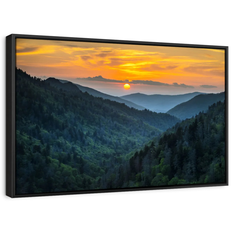 Nature, impression sur toile du parc national des Smoky Mountains, H 13 po x l 19 po