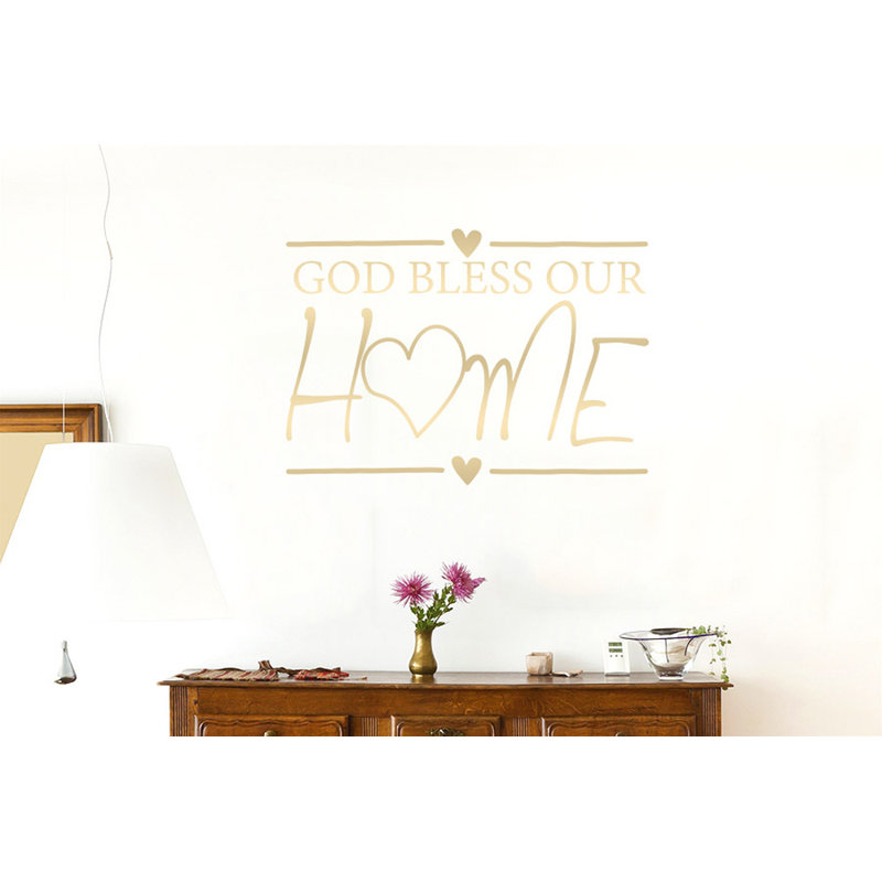 Wall Decal, Shiny Gold, Medium