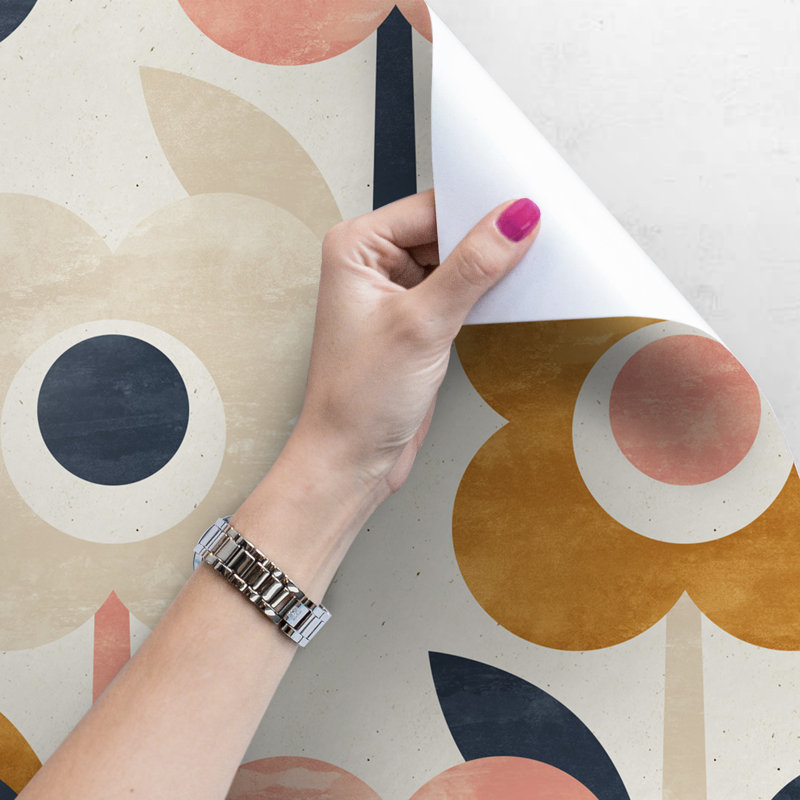 Ananda Scandinavianful Flowers Wallpaper, 250 x 250cm