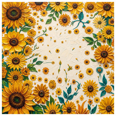 Sunflower Floral Arrangement Duvet Covers