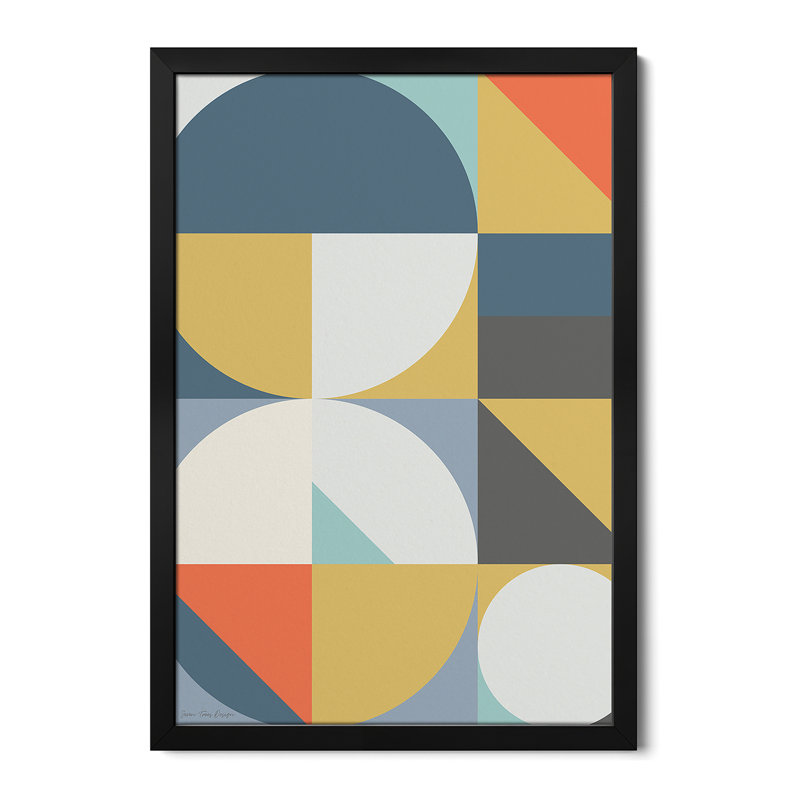 Abstrait fluide II - reproduction d'art murale - affiche de galerie, H 24 po x l 16 po