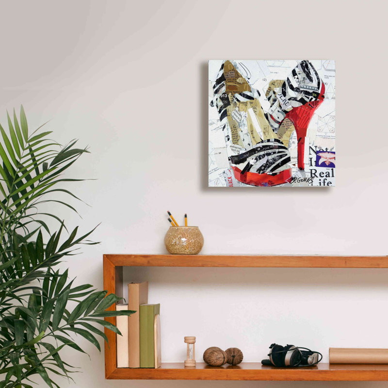 «Not in Real Life» par Derek Gores, estampe numérique sur toile, H 12 po x l 12 po x P 0,75 po