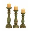 Woodland-Imports-3-Piece-Wooden-Candle-Holder-Set-5276