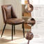 Modern Linen/Suede Upholstered Dining Chair with 8cm Thickened Cushion (Set of 2/4)-417306418-417306425