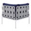Chaise d'angle pour l'extérieur en aluminium Harmony Sunbrella-1559104086