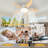Damekia 42" 5 - Blade Dimmable LED Reversible Ceiling Fan With Light And Remote Control-478177353