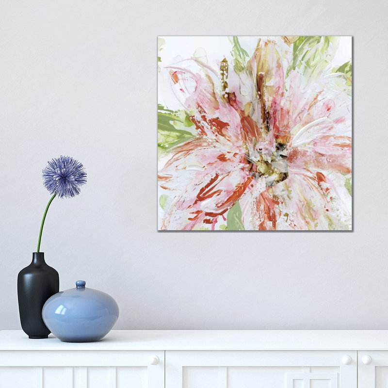Floral Strokes II by Carol Robinson - Wrapped Canvas Painting, 45.72 cm H x 45.72 cm W x 1.91 cm D
