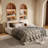 73.2"Queen Pull Out Sofa Bed,3-In-1 Convertible Sleeper Sofa,Multi-Functional Velvet Loveseat Bed,Beige-1568013284-1543909228