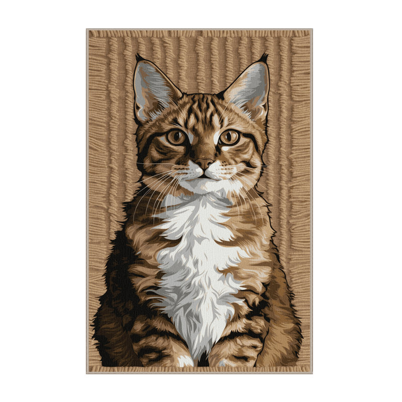  Tapis lavable Devon Rex, Rectangulaire 2 pi x 3 pi