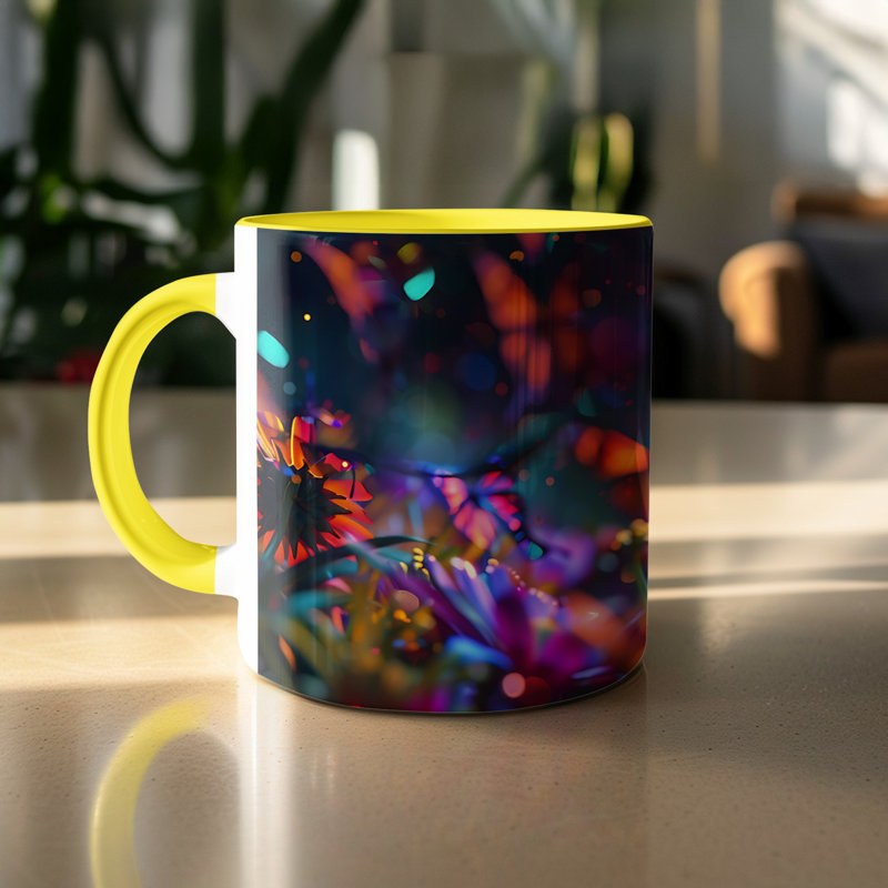 Handmade Ceramic Porcelain Coffee Mug Teacup and Saucer