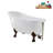 53.1'' x 25.6'' Soaking Acrylic Bathtub-72770162-76275074
