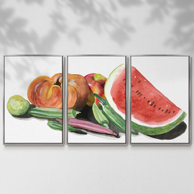 " Farmer's Market II " 3 - Pieces