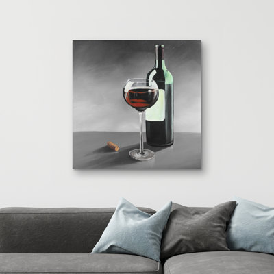 Bottle - 32"x32" art on canvas