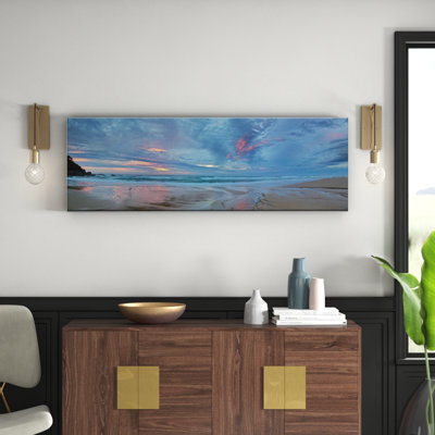 Sunrise Beach by Andrew Brown - Wrapped Canvas Print
