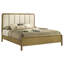 Grand lit tapissier Tully Nutmeg