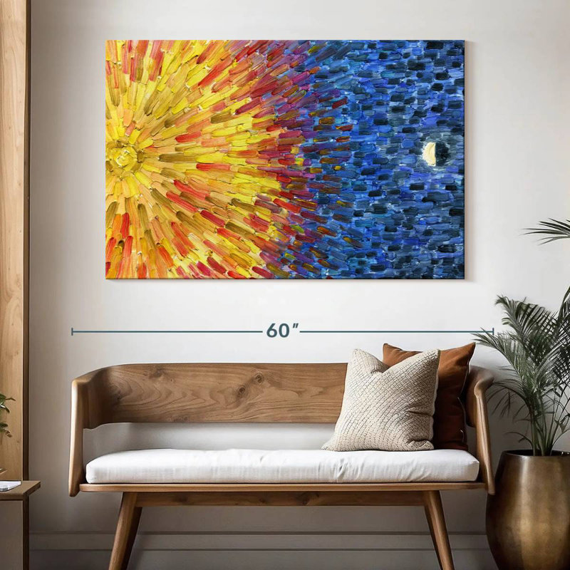Oberle Moon Sun, 34" H x 51" W