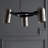 Schmeling 3 - Light Brushed Nickel/Black Pendant