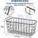 Metal Hanging Basket With Hook Storage