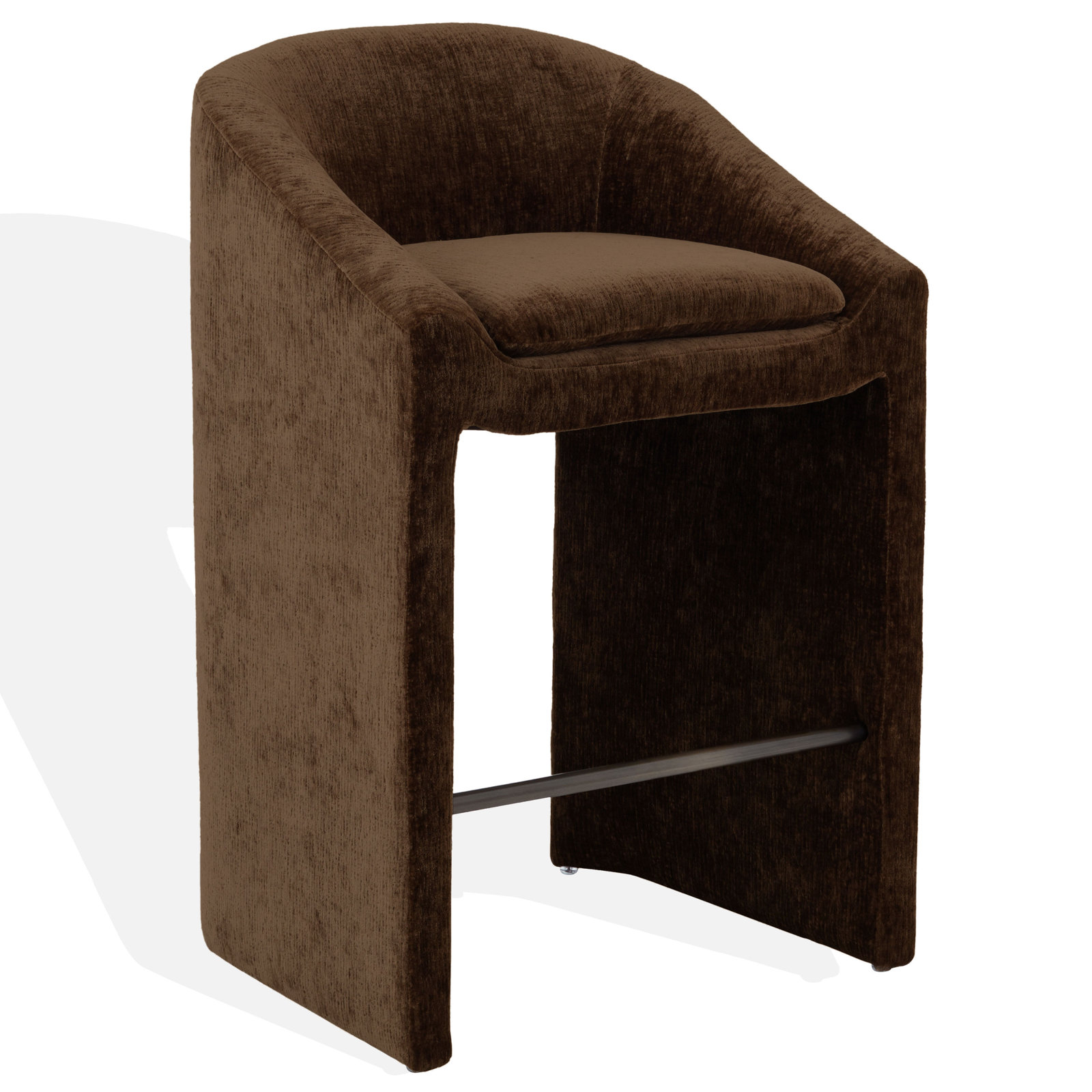 Oshawa Bar and Counter Stool, Brown, Bar Stool (30.7" Seat Height)