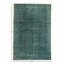 Hand Knotted Abstract Area Rug in Turquoise