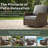 360-Swivel Outdoor Seating Group With Cushions