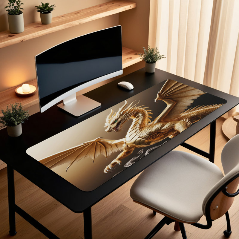Polyester Desk Pad, 31.5x15.5