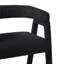 Chaise en bois massif à dossier arrondi Lorrenda-838699870