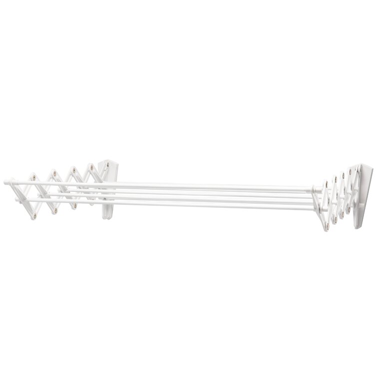 White 5-Line Retractable Clothesline