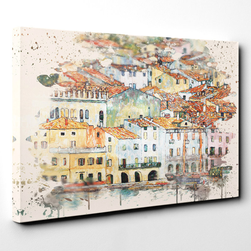 Gustav Klimt - Wrapped Canvas Painting, 50cm H x 76cm W