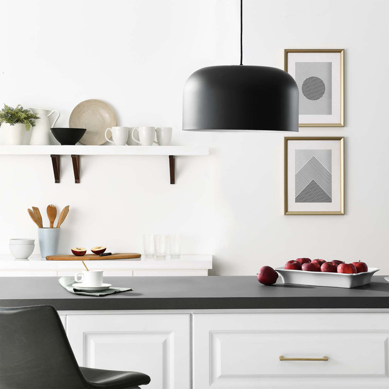 Modway Avenue 1-Light Pendant Light, Black