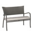 Banc de jardin en osier Skye