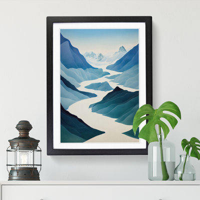 Neale Glacier Pathway - Picture Frame Print